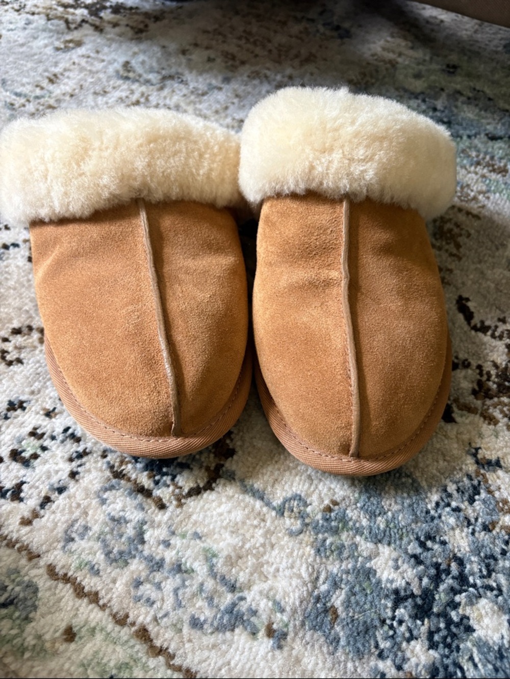 UGG Chestnut Sheepskin Lined Slippers - Picture 8 of 8